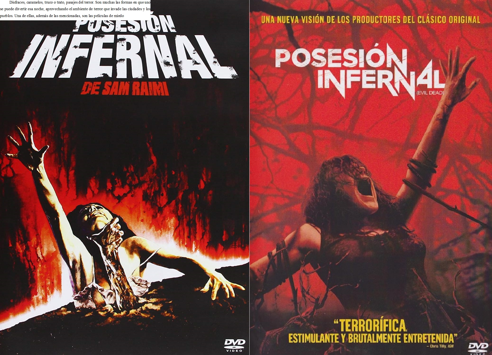 Carteles de Posesión infernal