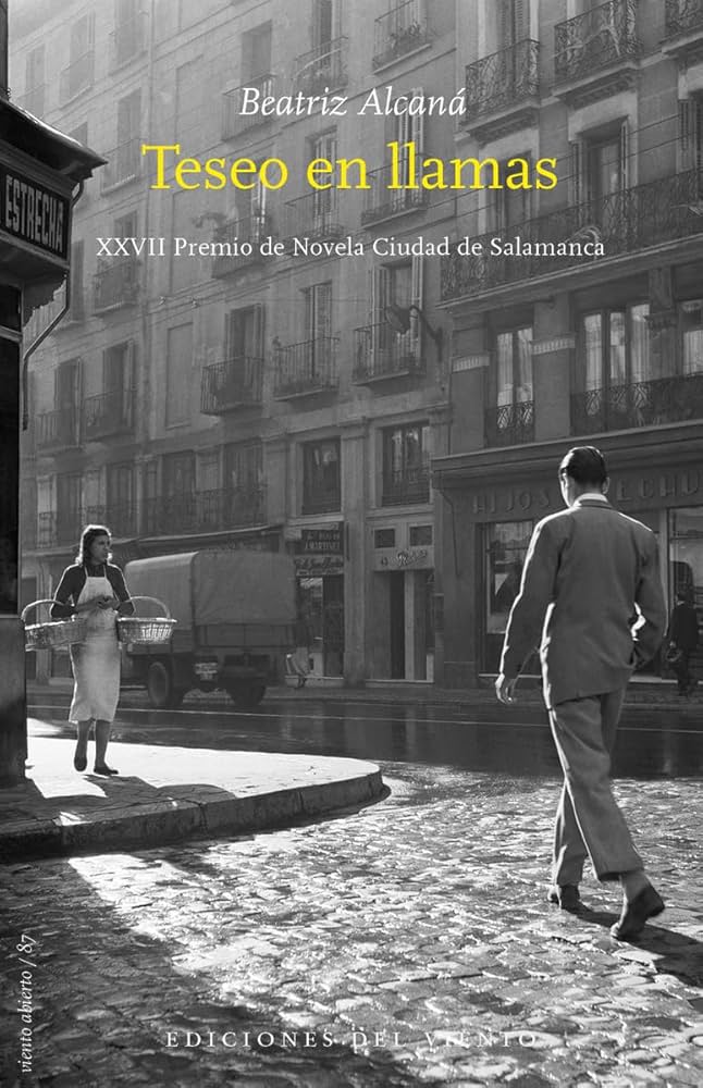 Cubierta de Teseo en llamas, de Beatriz Alcaná